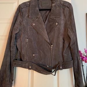 Blank NYC Suede Moto Jacket